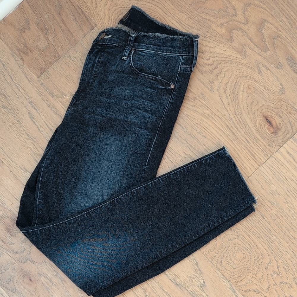 MOTHER Dark Wash Straight Leg Jeans
